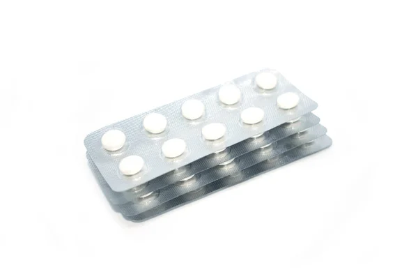 Şeffaf ambalaj çok renkli tablet. İyi sağlık ve esenlik korumak için Medikal Ürünler.