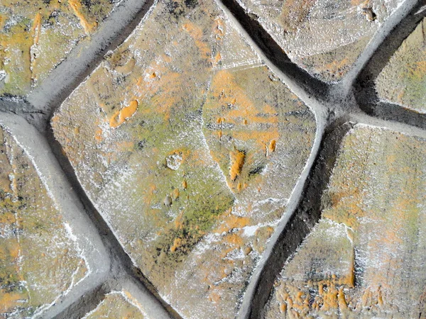 Textura de mampostería. Cobblestone. Foto de pavimentación de piedra. Piedras naturales utilizadas en arquitectura . — Foto de Stock