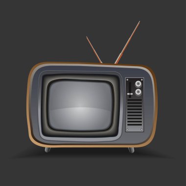 Vektör görüntü TV'nin.