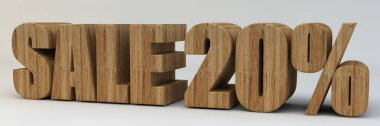 3D metin, satış yüzde 20.