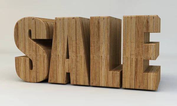 3D text, försäljning. 3D render. — Stockfoto