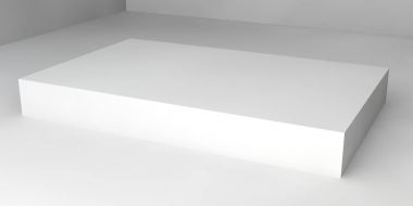 İllüstrasyon - bir şablon kağıt beyaz bir arka plan üzerinde beyaz kartvizit /.