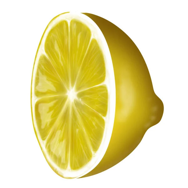 Ilustrasi dari lemon. — Stok Foto