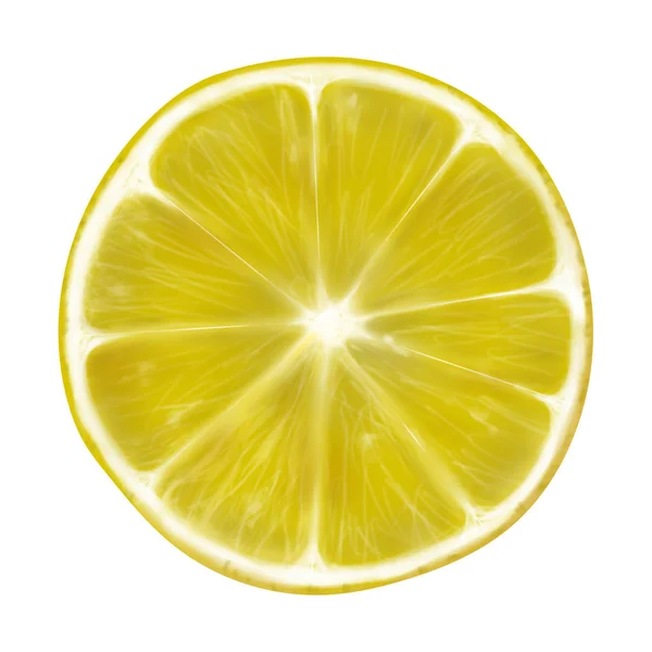 Abbildung einer Zitrone. — Stockfoto