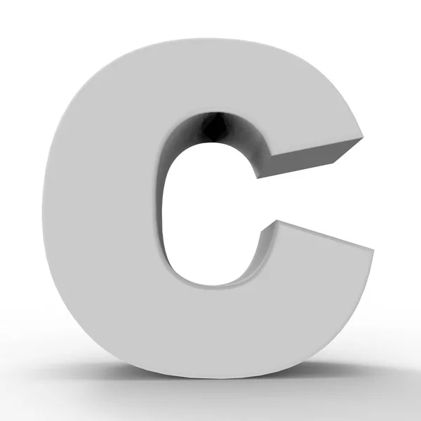 Literę c. — Zdjęcie stockowe