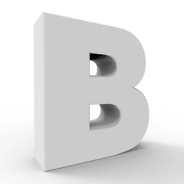 Litera b. — Zdjęcie stockowe