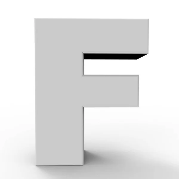 A letra F . — Fotografia de Stock