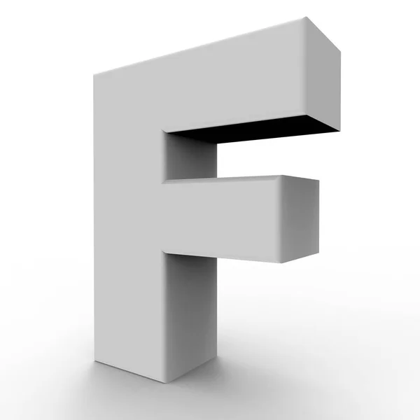 The letter F. — Stock Photo, Image