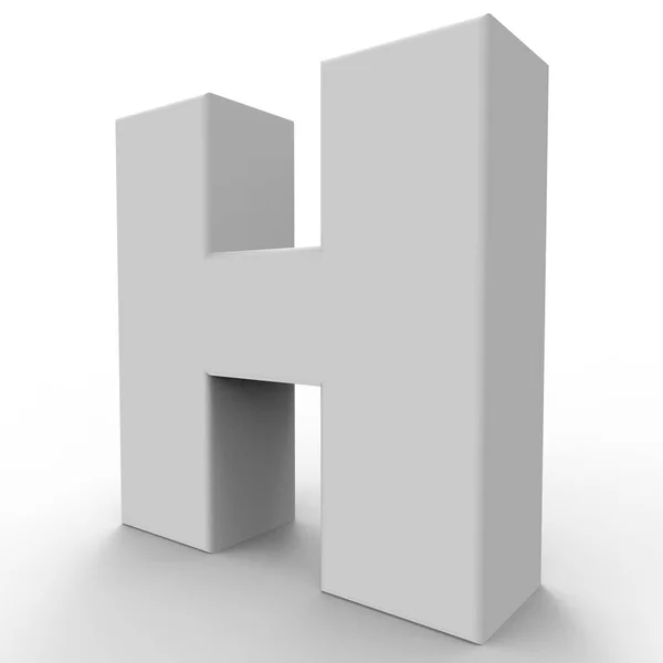 The letter H. — Stock Photo, Image