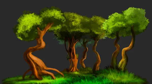 Ilustração de uma árvore. — Fotografia de Stock