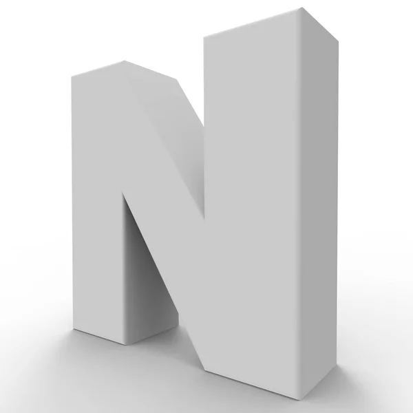 De letter n. — Stockfoto