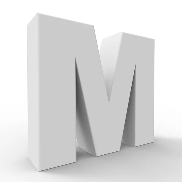 A letra M . — Fotografia de Stock