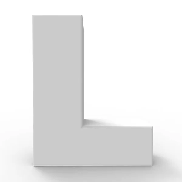 A letra L . — Fotografia de Stock