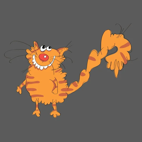 komik kedi vektör.