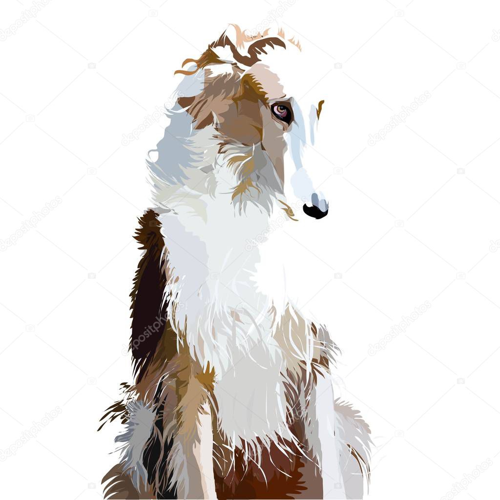 Vector illustration of a dog.