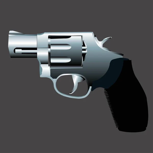 Ilustrație vectorială a unui pistol. — Vector de stoc