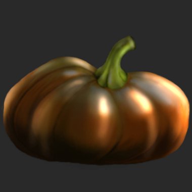 Balkabağına çizimi.