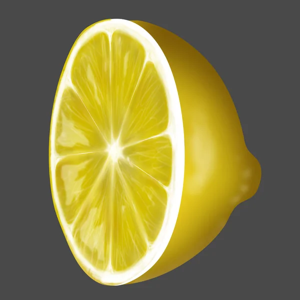 Illustrazione di un limone. — Foto Stock