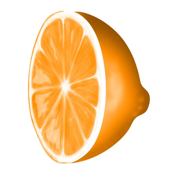 Illustrazione di un limone. — Foto Stock