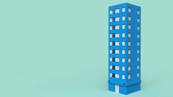 3 d の建物を表示します。. — ストック写真