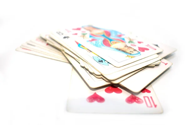 Foto von Spielkarten. — Stockfoto