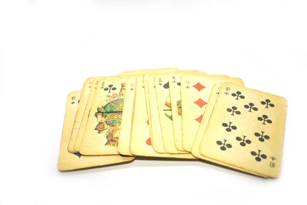 Foto de jogar cartas. — Fotografia de Stock