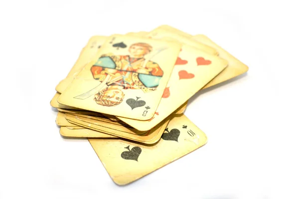 A játékkártyák fényképe. — Stock Fotó