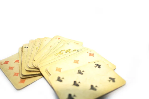 Foto de jugar a las cartas. — Foto de Stock