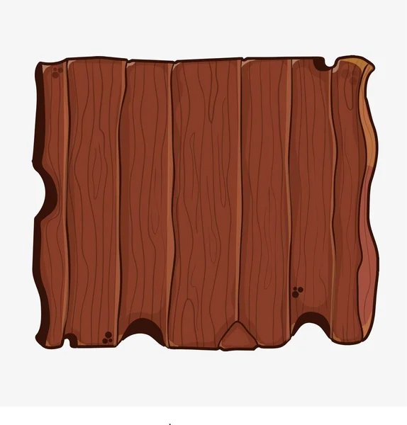 Иллюстрация деревянной доски . — стоковый вектор