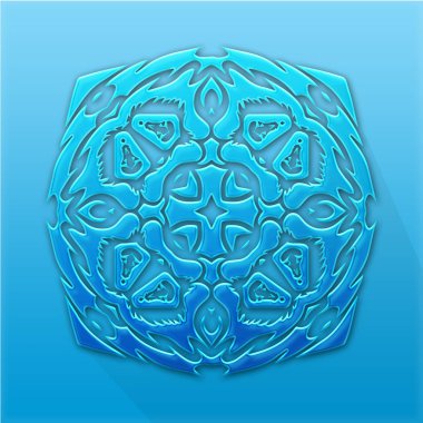 Oryantal desen çizimi.