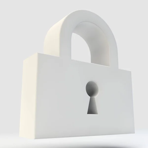 3d icon lock. — Stock Photo, Image