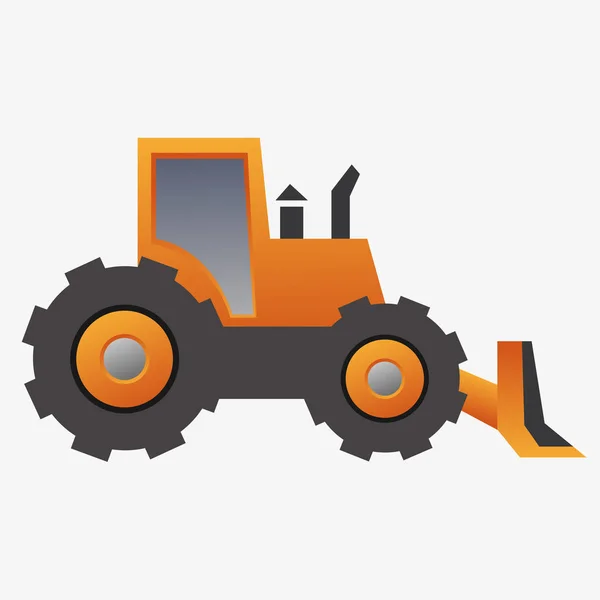 Backhoe cartoon Backhoe cartoon — Stock Vector © grgroupstock 10558879