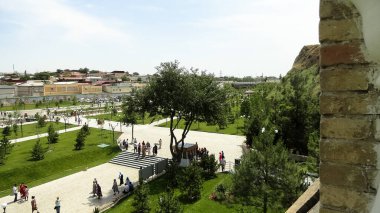 Semerkant, Özbekistan, 22 Mayıs 2016, Özbekistan 'daki antik Semerkant kenti.