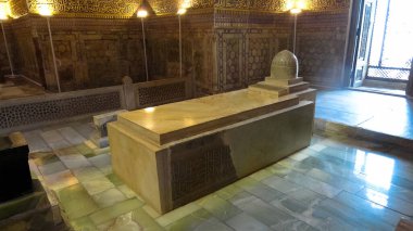 Semerkant, Özbekistan, 22 Mayıs 2016, Özbekistan 'daki antik Semerkant kenti.