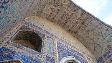 Semerkant, Özbekistan, 22 Mayıs 2016, Özbekistan 'daki antik Semerkant kenti.