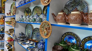 Semerkant, Özbekistan, 22 Mayıs 2016, Özbekistan 'daki antik Semerkant kenti.