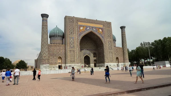 Samarcanda Uzbequistão Maio 2016 Pontos Turísticos Antiga Cidade Samarcanda Uzbequistão — Fotografia de Stock