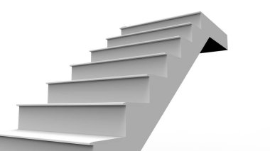 3D görüntüleme, 3D merdiven çizimi.