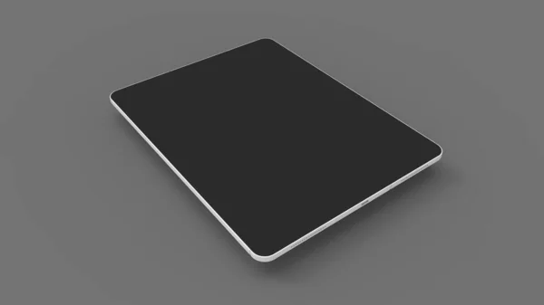 Rendering Illustrazione Ipad Pro Sfondo Bianco Immagine Mockup — Foto Stock