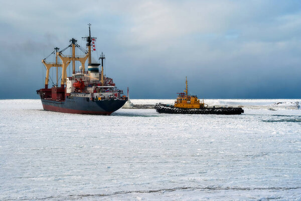 Glacial period in the South of Sakhalin.