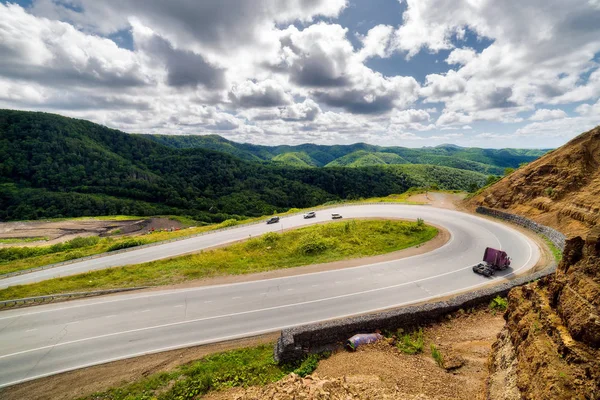 Paesaggio estivo. Sakhalin . — Foto Stock