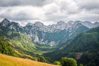 Pavlic Geçidi 'nden, Paulitsch Eyeri' nden Kamnik Savinja Alplerine