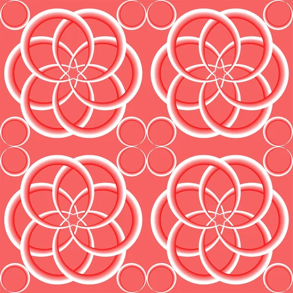 壁紙の背景に抽象的な幾何学的なシームレス パターン — ストックベクタ