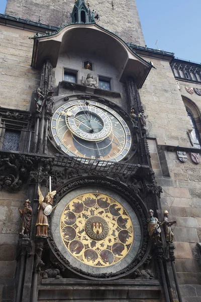Praga relógio astronômico na Câmara Municipal da Cidade Velha — Fotografia de Stock