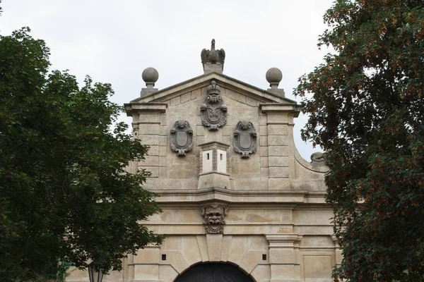 Λεπτομέρεια του Leopold πύλη, Vysehrad, Πράγα. — Φωτογραφία Αρχείου