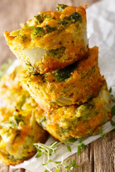 Doyurucu ve lezzetli meze: brokoli kek ile peynir yağmurluk