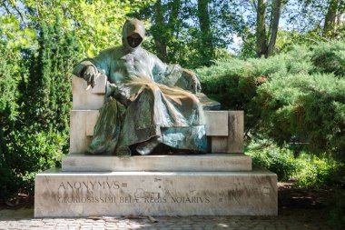 Anonymous Anıtı (noter ve tarihçi bir Macar Kralı