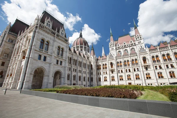 欧洲建筑风格的议会大厦在布达佩斯，洪阿 — 图库照片