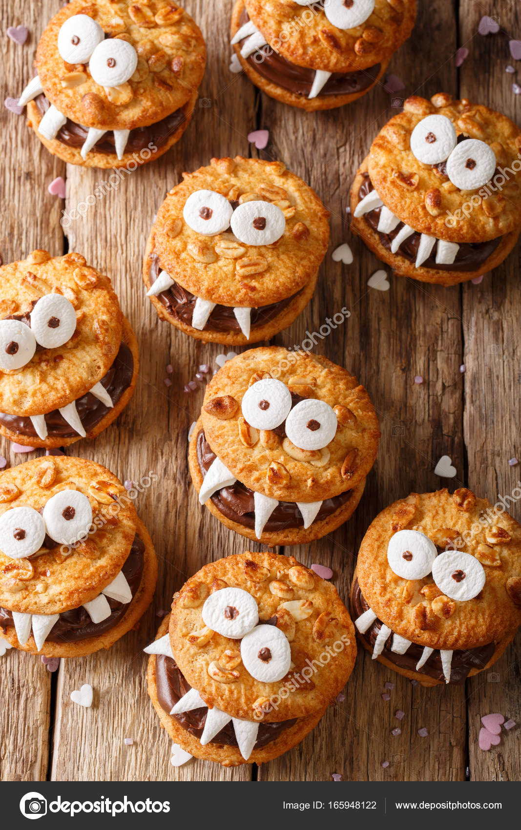 Images peanuts halloween picture Peanut biscuit monsters for