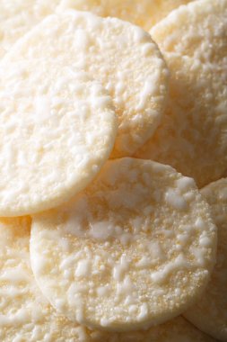 Japonca pasta şeker makro ile pirinç. dikey arka plan